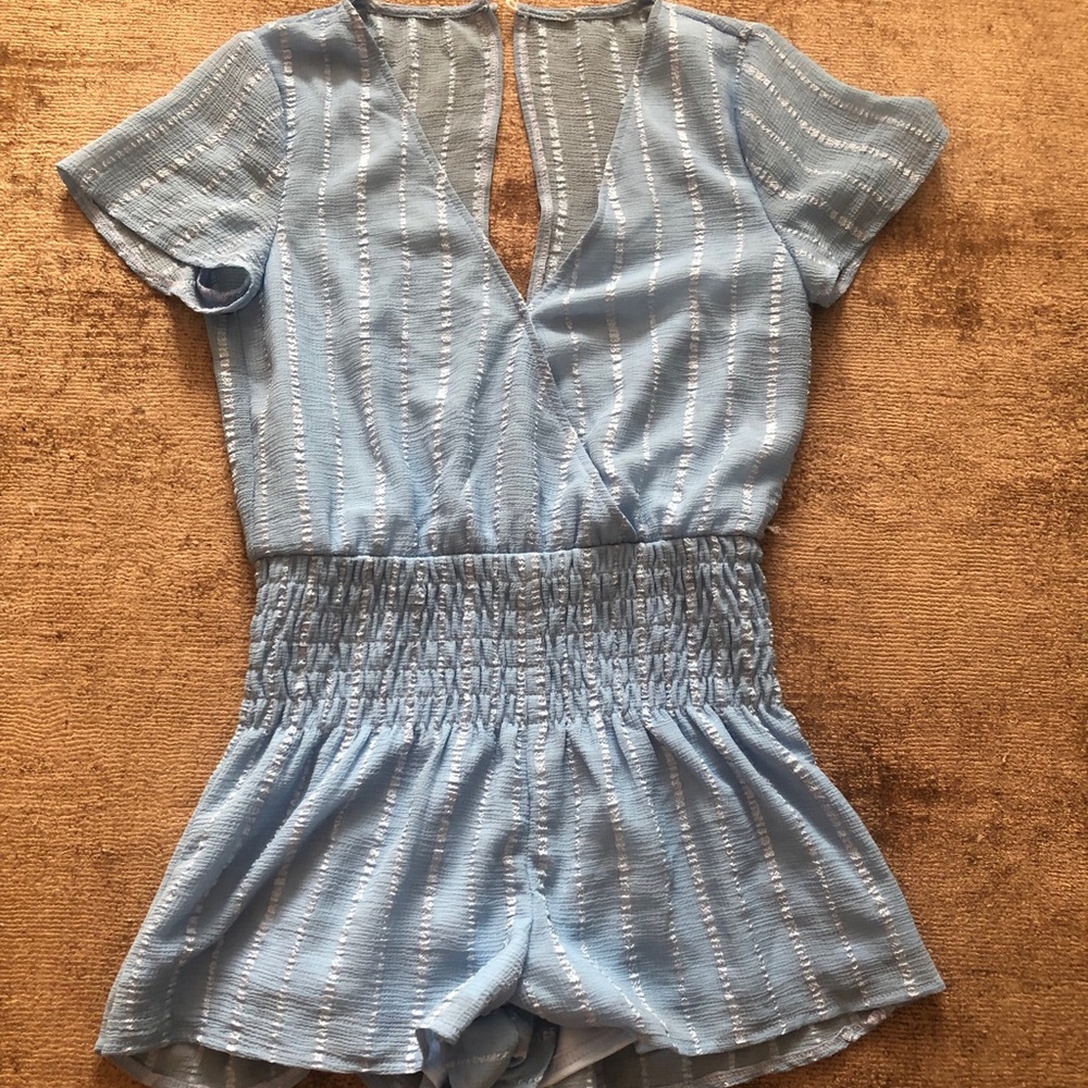 Blue Romper